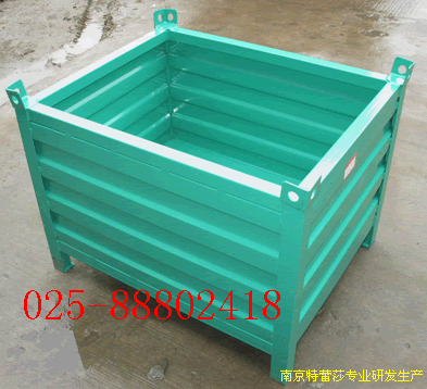 箱式托盘工厂铁力金属折叠式周转箱