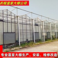 文洛型玻璃温室大棚 智能温室大棚